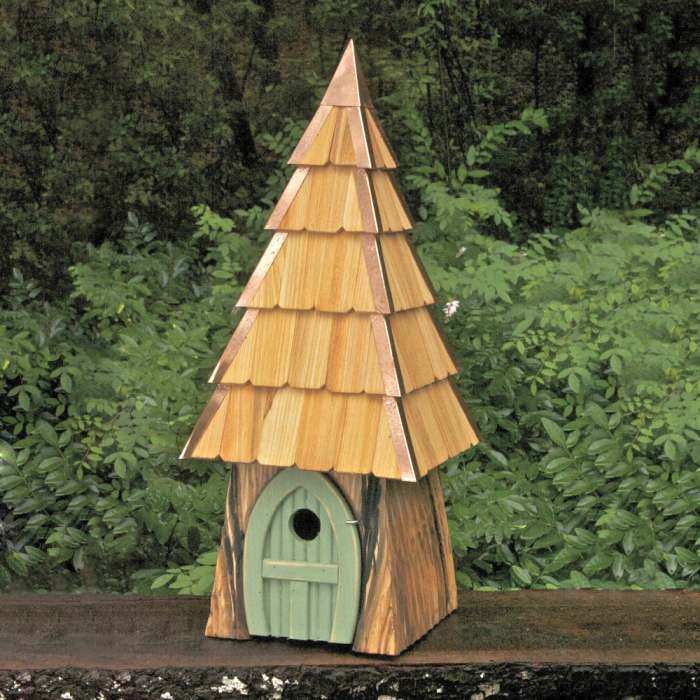Lord of the Wing Bird House Moss Green